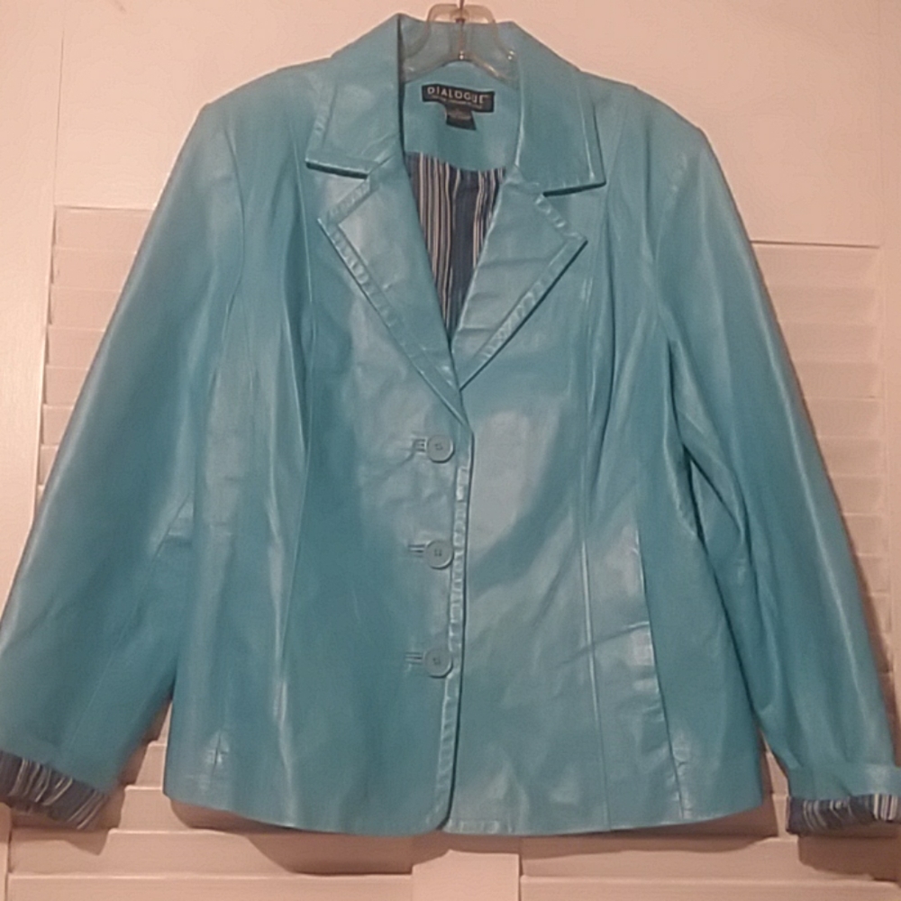 NWoT☆ DIALOGUE Leather Jacket